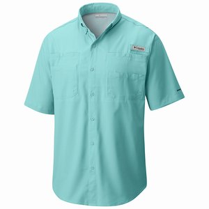 Columbia PFG Tamiami™ II Shortärmad Skjorta Herr Blå (IJQVW2364)